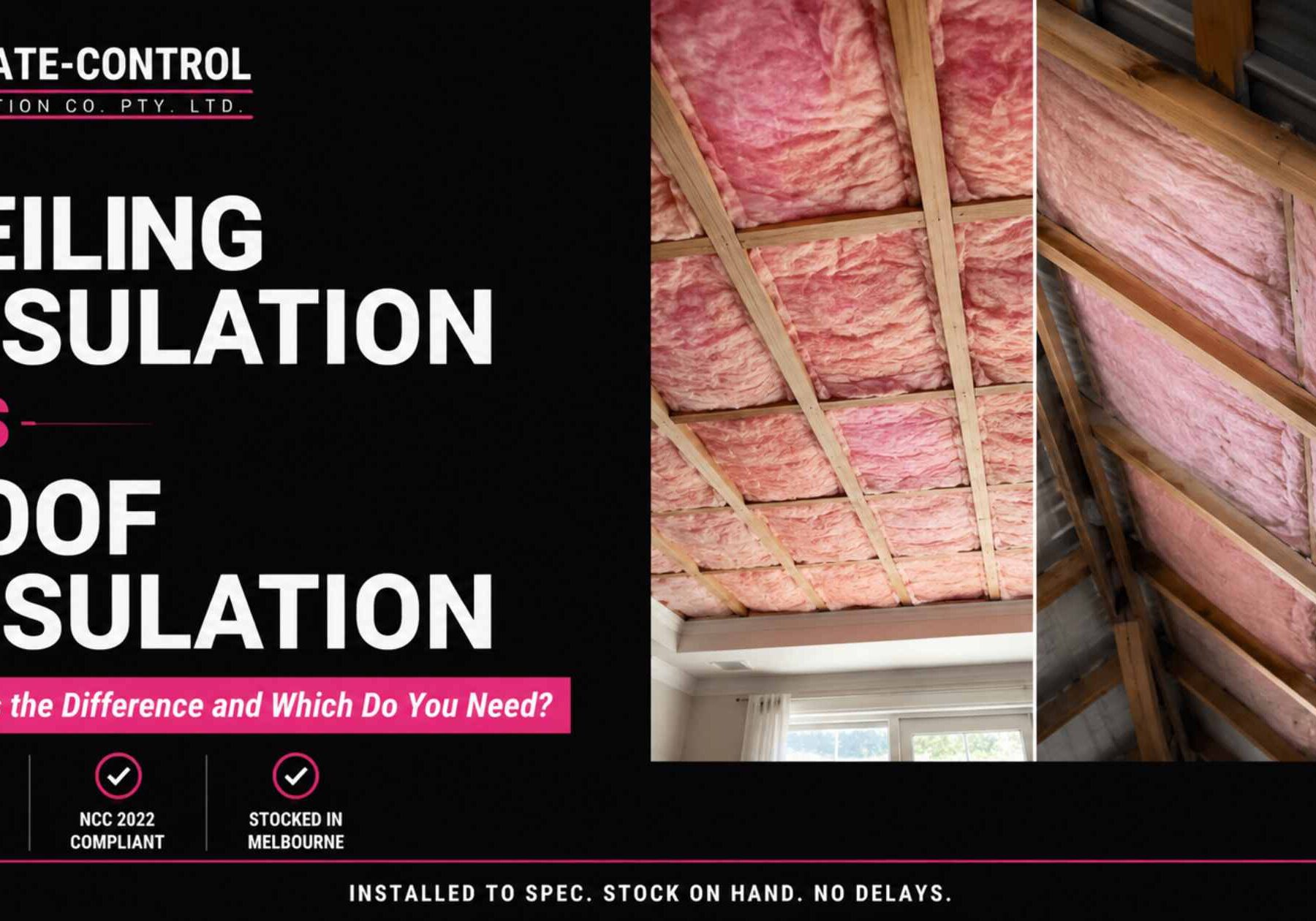 Cci Ceiling Insulation Vs Roof Insulation Banner