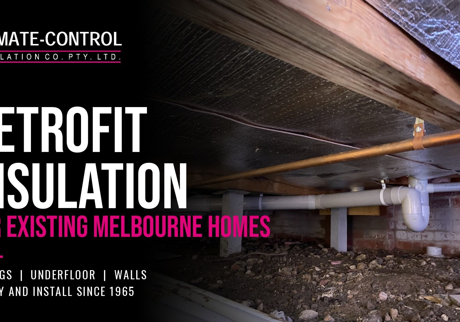 Retrofit Insulation Melbourne Blog Banner