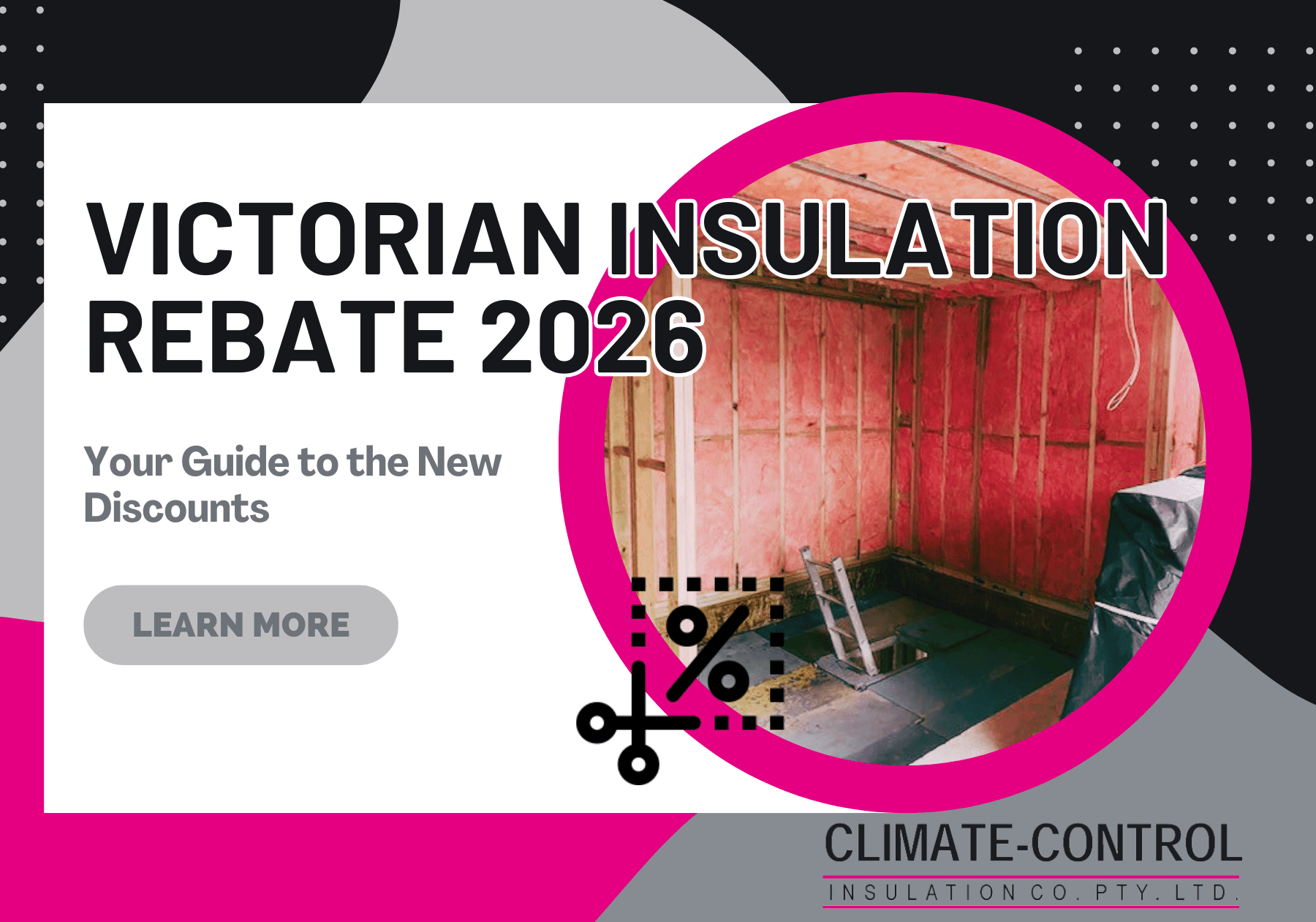 Victorian Insulation Rebate Blog Banner For Climate Control