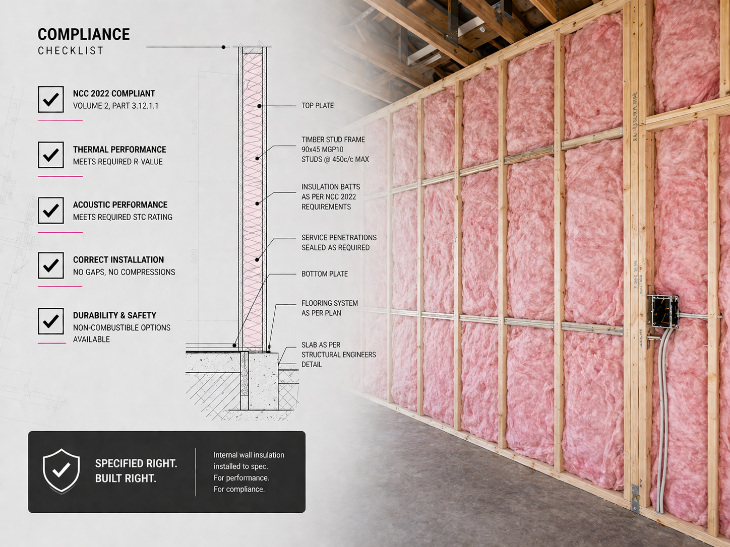 Internal Wall Insulation Melbourne: Builder Spec Guide